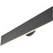 Prometheus 27 inch Satin Dark Gray Vanity Light Wall Light