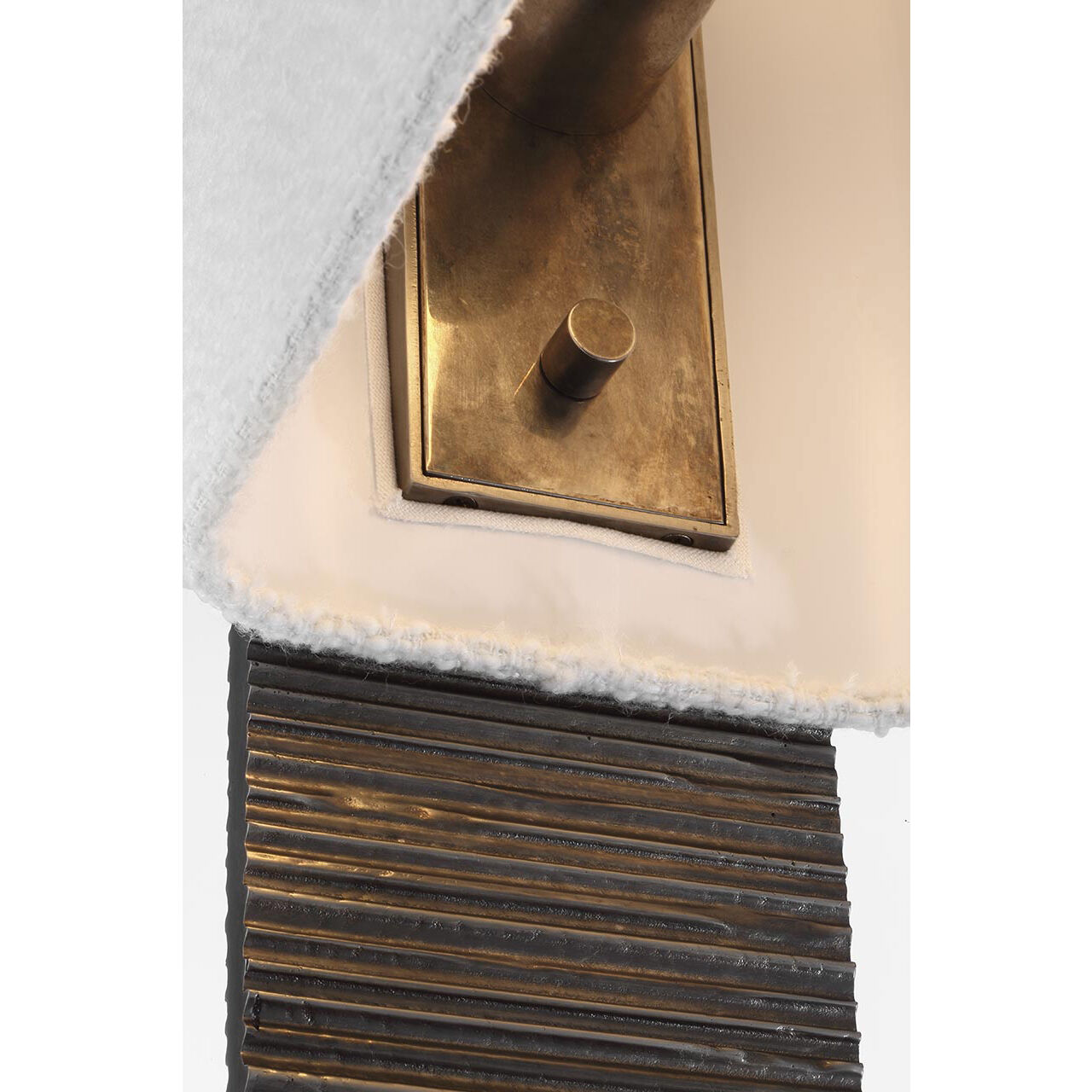 Anne-Marie Barton Fumar 54.75 inch 8.00 watt Ridged Graphite Statement Floor Lamp Portable Light