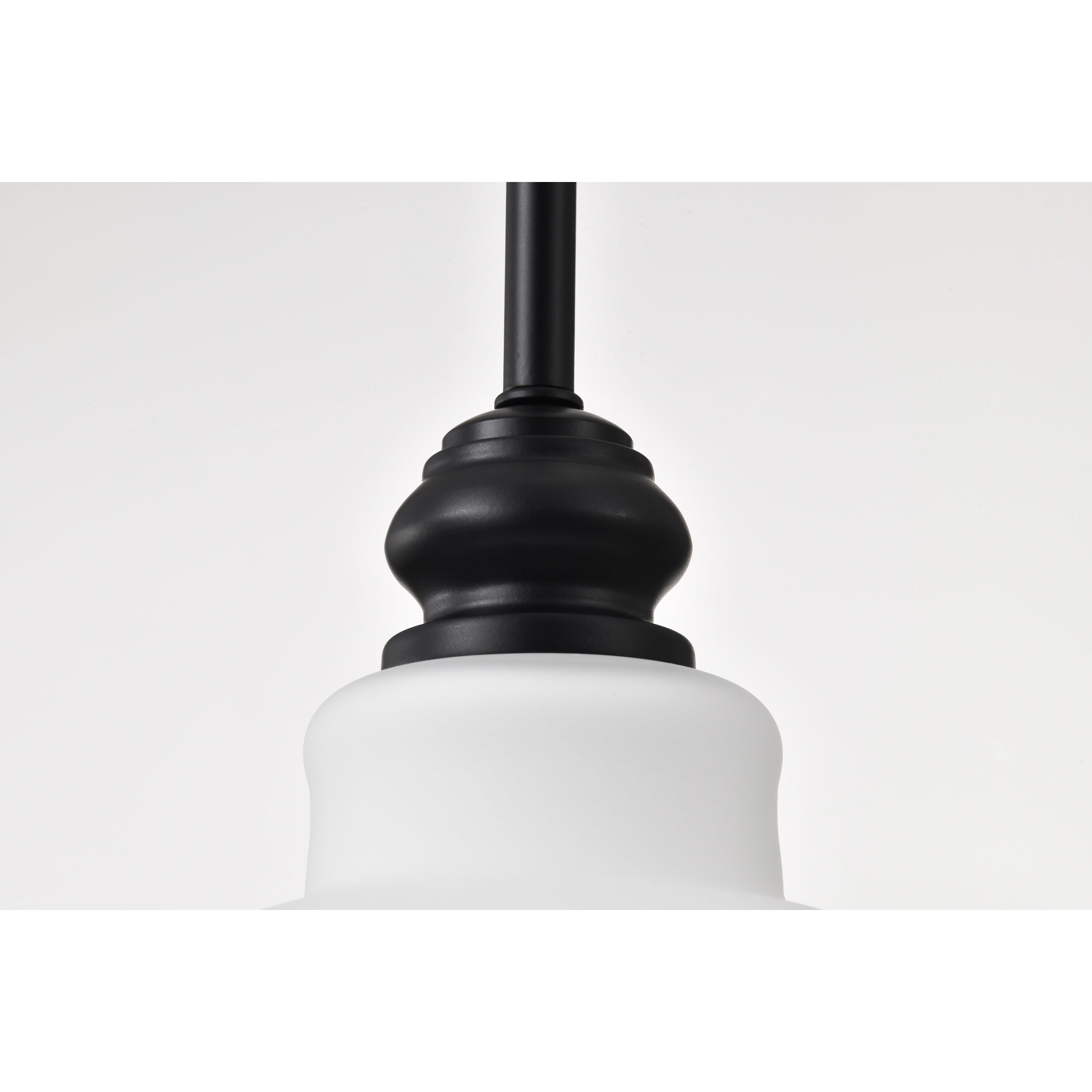 Russel 14 inch Matte Black Pendant Ceiling Light