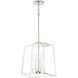 Thea 4 Light 12 inch Polished Nickel Foyer Ceiling Light