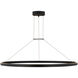 Sean Lavin Fiama LED 48 inch Matte Black Chandelier Ceiling Light, Integrated LED