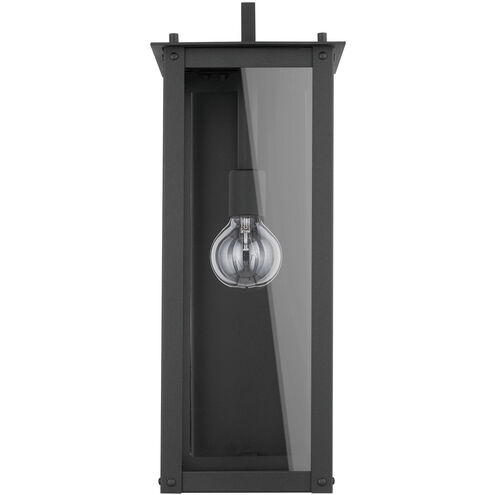 Hunt 1 Light 21 inch Black Outdoor Wall Mount in Incandescent