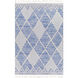 Valencia 36 X 24 inch Dark Blue Rug in 2 x 3, Rectangle