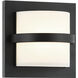 Brampton LED 6.88 inch Matte Black Wall Sconce Wall Light