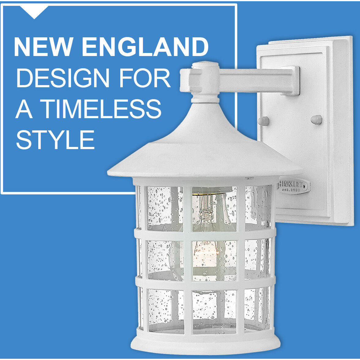 Freeport Outdoor Wall Mount Lantern in Classic White, Medium