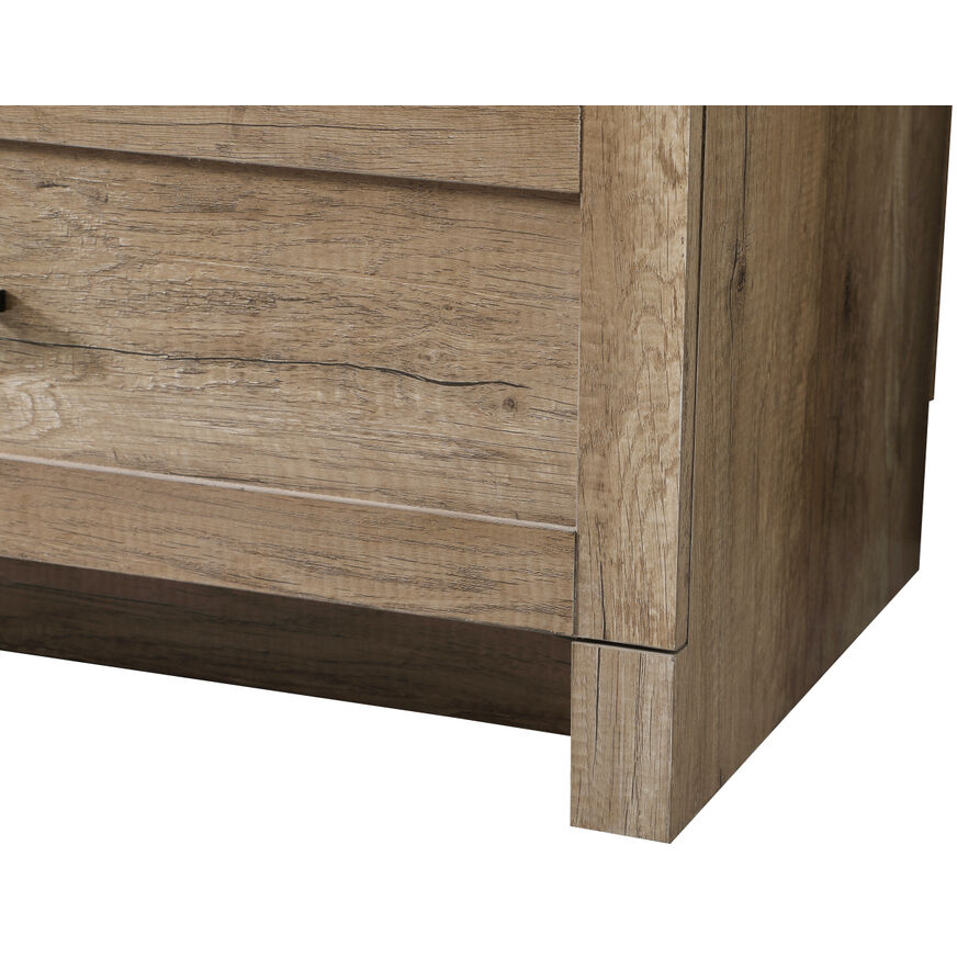 Soma 84 X 19 X 34 inch Natural Oak Vanity Sink Set