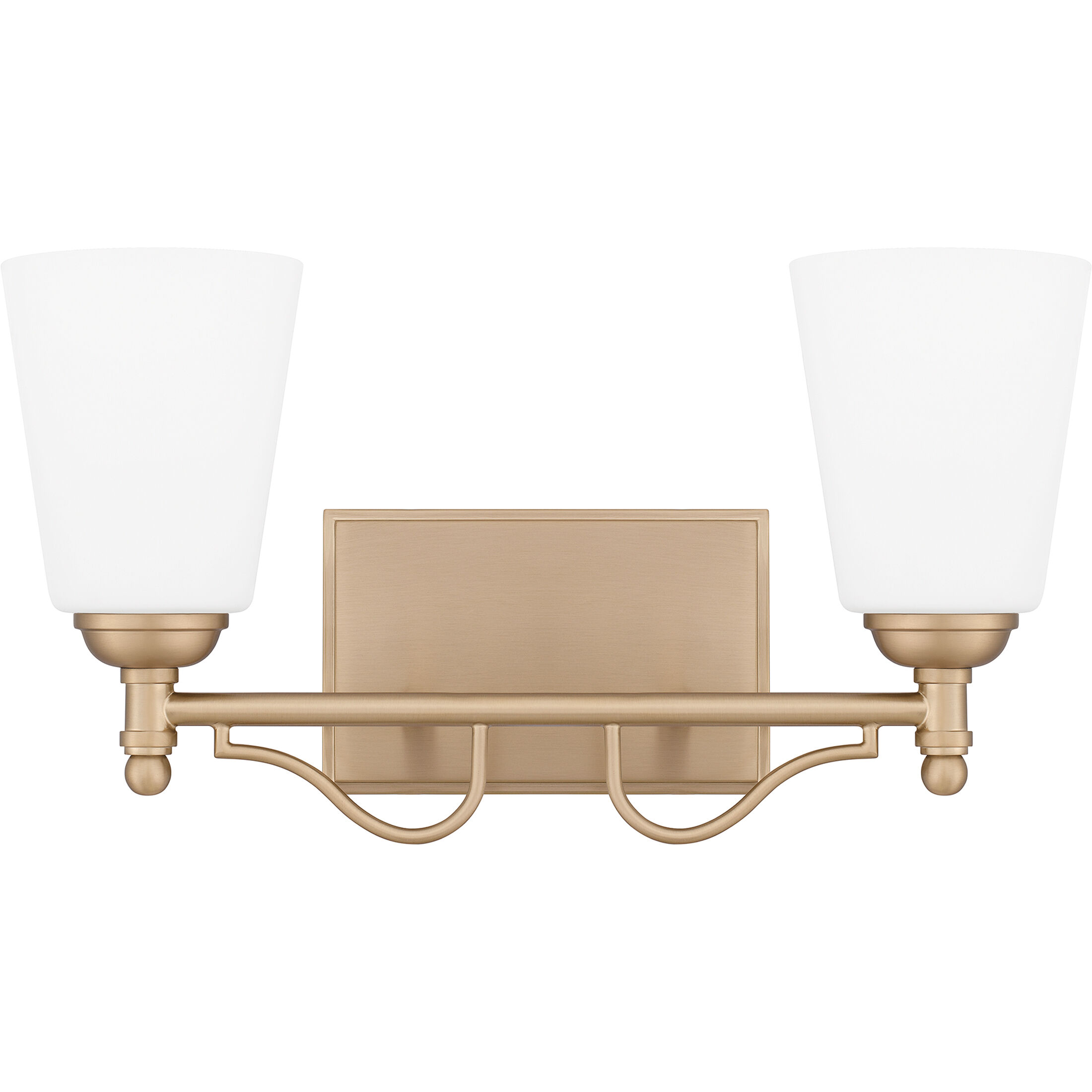 Esther 2 Light 16 inch Bronze Gold Bath Light Wall Light, Medium