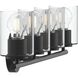 Replay 4 Light 30.75 inch Black Bath & Vanity Light Wall Light