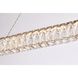 Monroe 1 Light 38 inch Gold Linear Pendant Ceiling Light