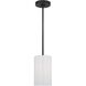 Rhett 1 Light 6 inch Midnight Black Pendant Ceiling Light