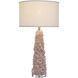 Belinda 34 inch 150 watt Rose Quartz Table Lamp Portable Light
