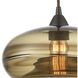 Hazelton 1 Light 11 inch Oil Rubbed Bronze Multi Pendant Ceiling Light, Configurable