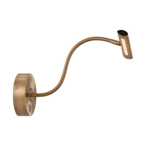 Curtis 4.5 watt 7 inch Antique Brass Picture Light Wall Light