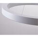 Canada LED 16 inch Matte White Chandelier Ceiling Light