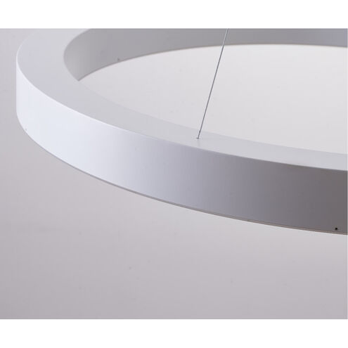Canada LED 16 inch Matte White Chandelier Ceiling Light