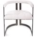 Bantry Cream and Gunmetal Armchair