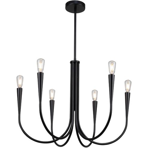 Bronte LED 24.5 inch Black Chandelier Ceiling Light
