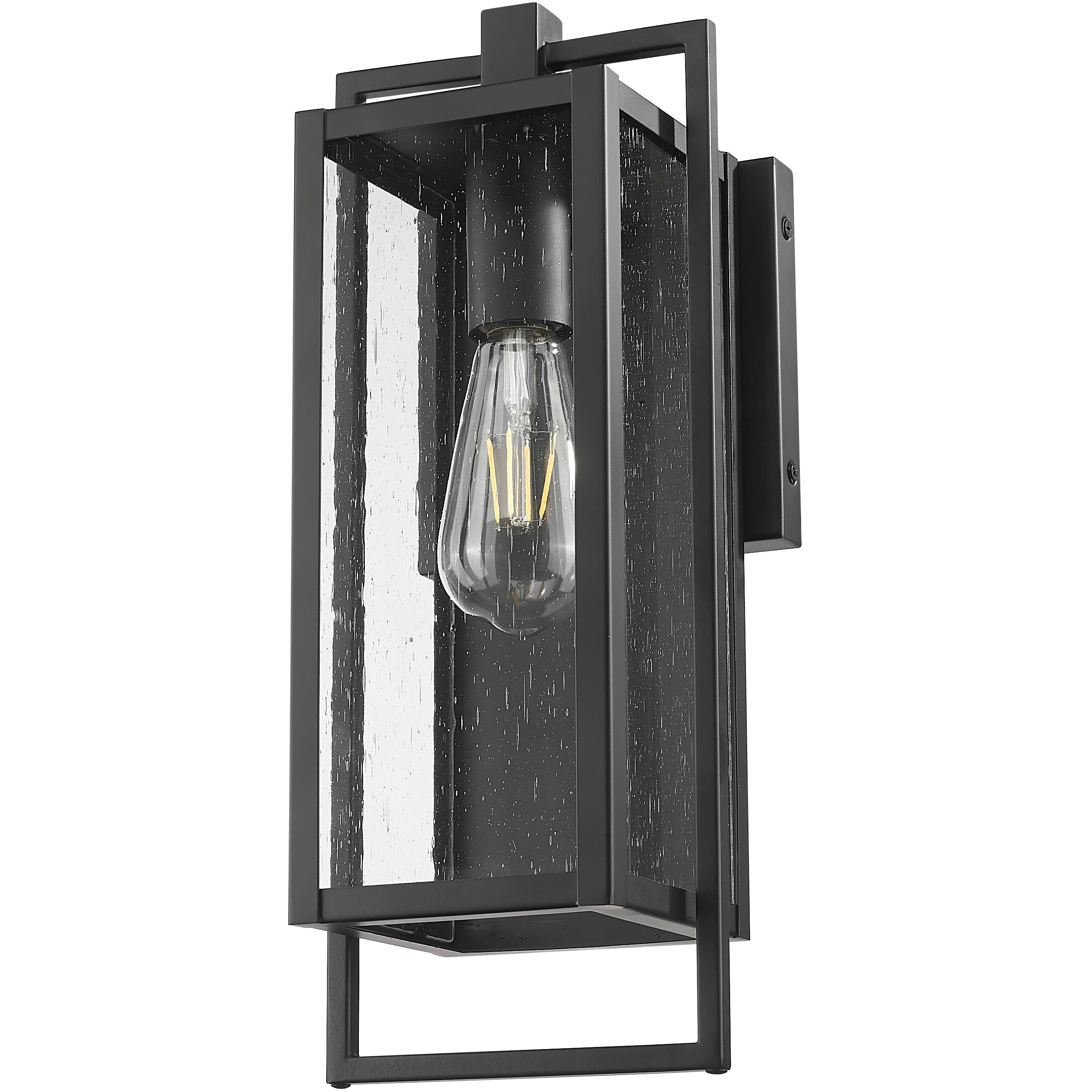 Stockwell 1 Light 16.5 inch Matte Black Exterior Wall Mount