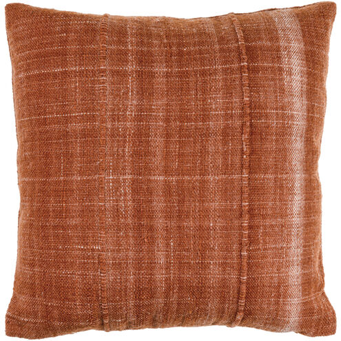 Mudcloth 22 X 22 inch Brown/Light Brown/Clay/Desert Tan/Rust/Mocha Accent Pillow