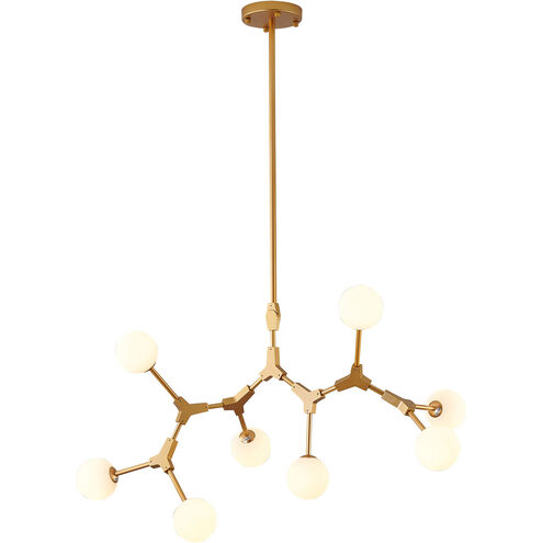 Canada 8 Light 20 inch Gold Chandelier Ceiling Light