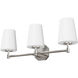 Nolita 3 Light 24.5 inch Brushed Nickel Vanity Light Wall Light
