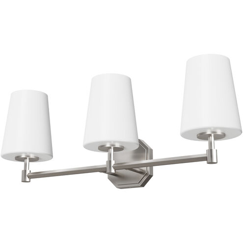 Nolita 3 Light 24.5 inch Brushed Nickel Vanity Light Wall Light