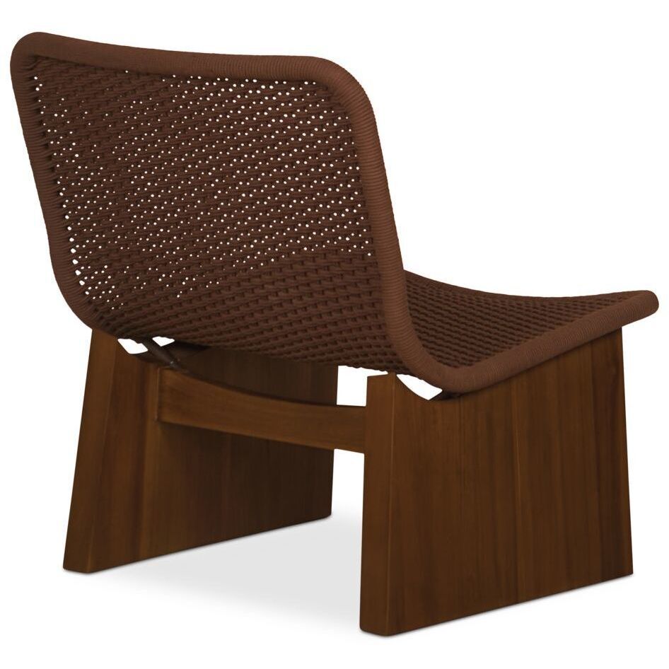 Savanna Brown Outdoor Accent Chair