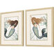 Mermaid Green and Brown Framed Art