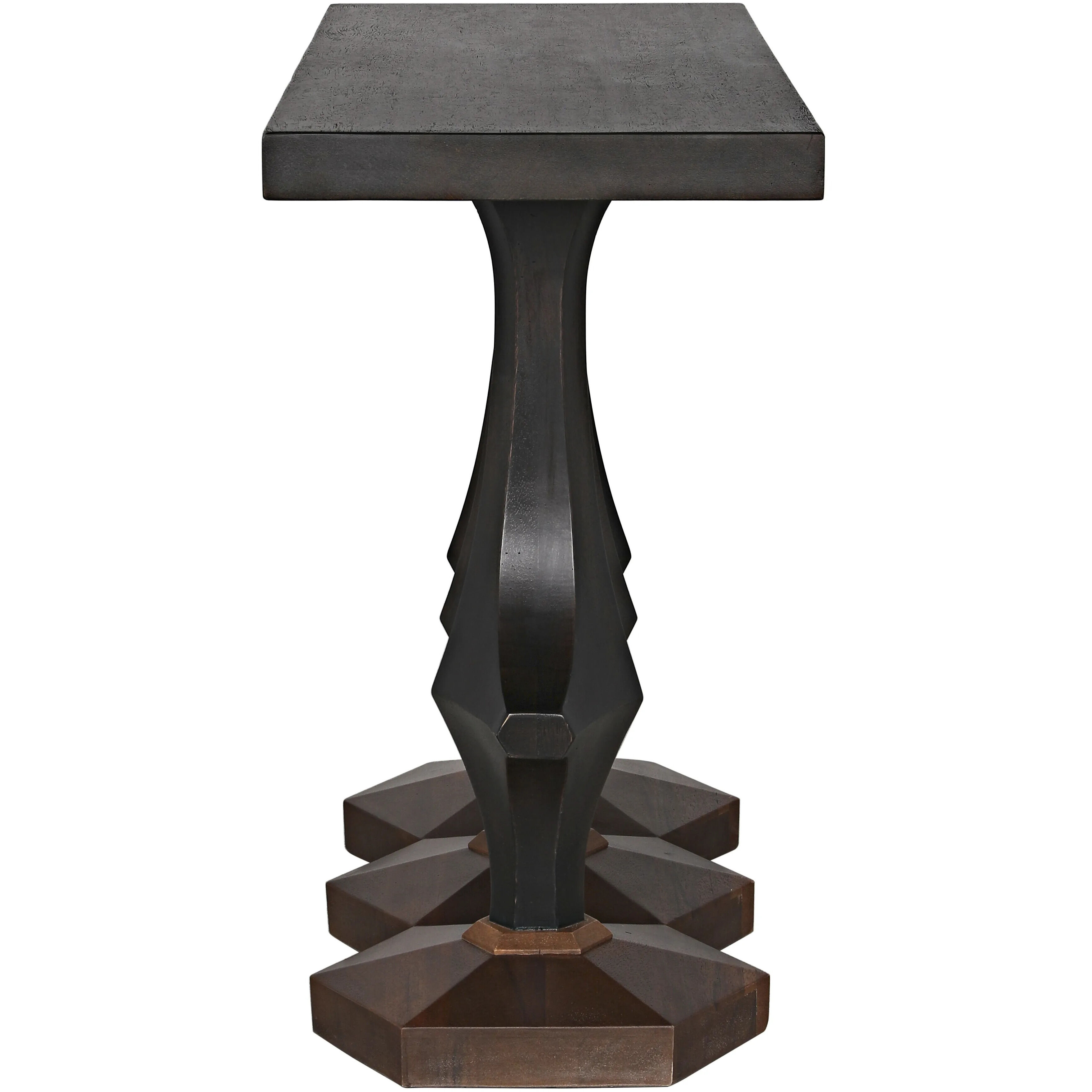 Sydor 50 X 16 inch Ebony Walnut and Dark Walnut Console