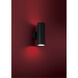 Matira LED 12 inch Black Outdoor Wall Sconce