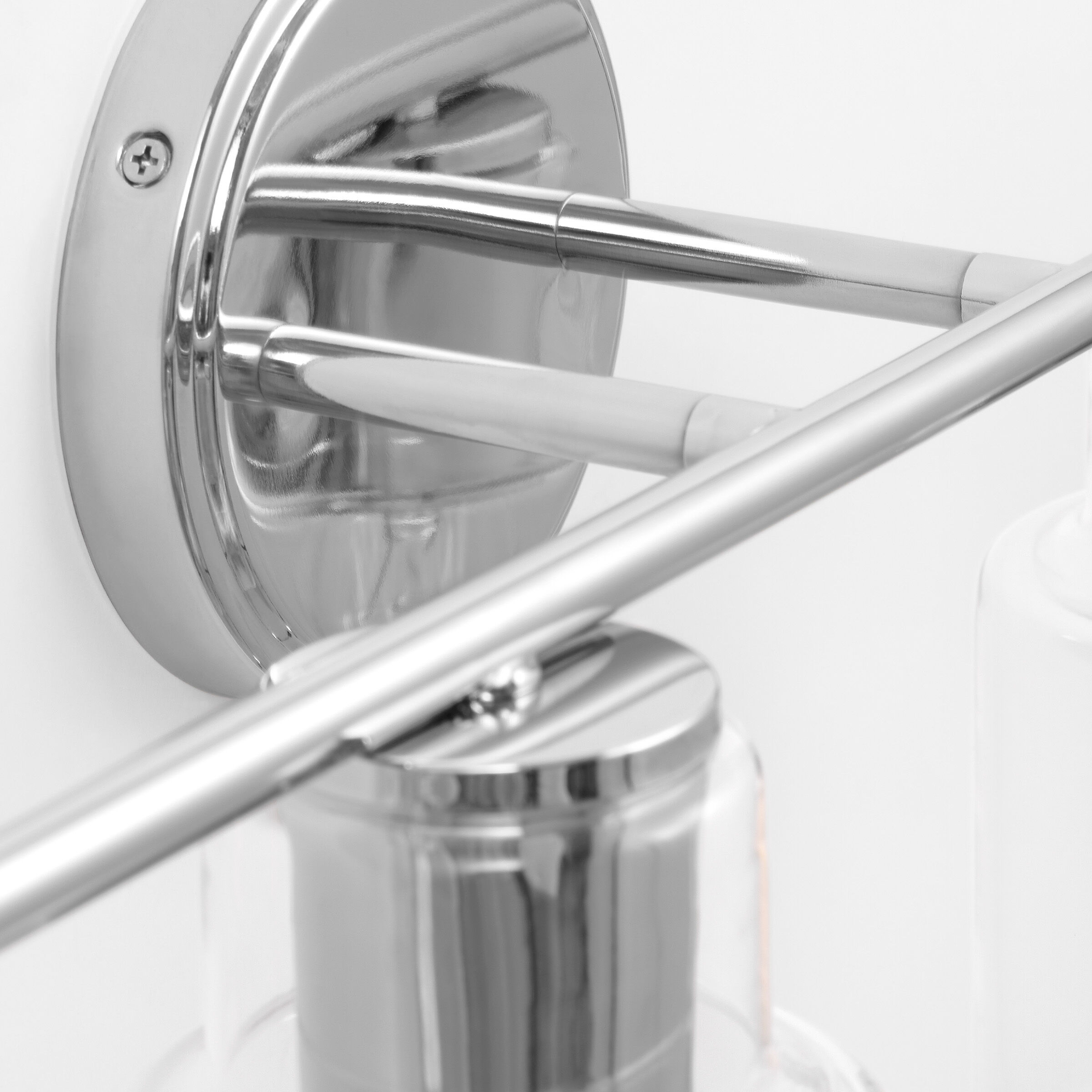 Drew & Jonathan Sayward 4 Light 32.38 inch Chrome Wall Bath Fixture Wall Light