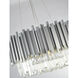 Canada 8 Light 22 inch Silver Chandelier Ceiling Light