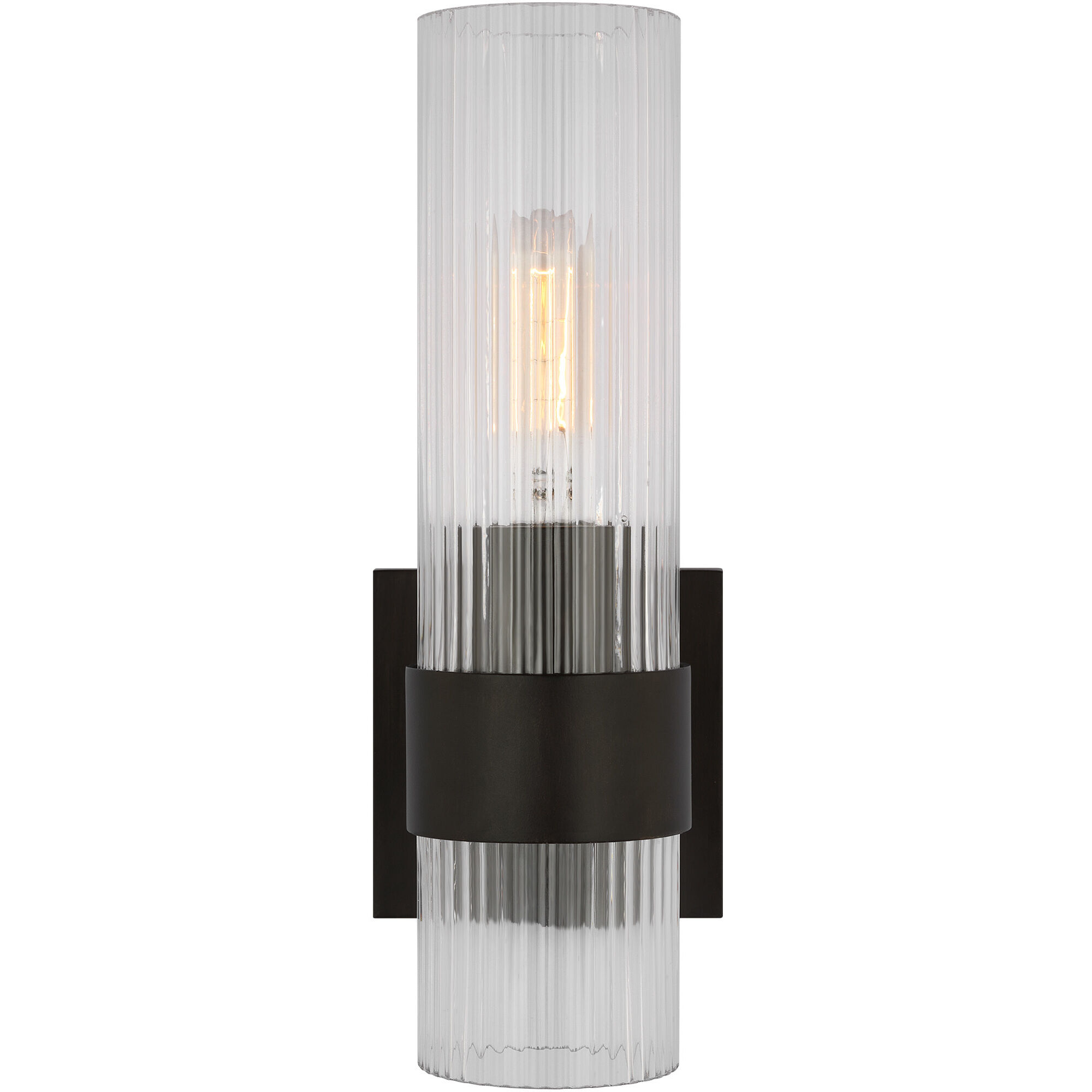 C&M by Chapman & Myers Geneva 1 Light 4.5 inch Aged Iron Bath Vanity Wall Sconce Wall Light