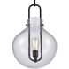 Monica 1 Light 13 inch Matte Black Pendant Ceiling Light