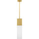 Kelly Wearstler Kulma LED 0.6 inch Natural Brass Outdoor Pendant, Integrated LED