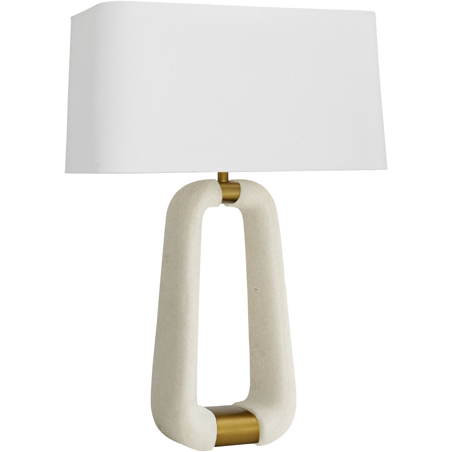 Gianni 29.5 inch 150.00 watt Ivory and Antique Brass Table Lamp Portable Light