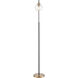Boudreaux 64 inch 60 watt Aged Brass Floor Lamp Portable Light