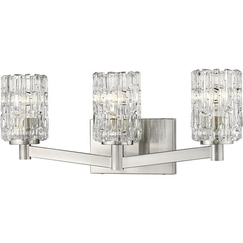 Aubrey 3 Light 22.5 inch Brushed Nickel Vanity Wall Light