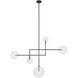 AERIN Linnea LED 56.5 inch Modern Iron Chandelier Ceiling Light