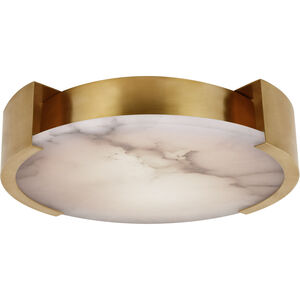 Kelly Wearstler Melange LED 21 inch Antique-Burnished Brass Flush Mount Ceiling Light, Large