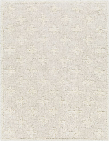 Rodos 120 X 94 inch Light Grey Rug, Rectangle