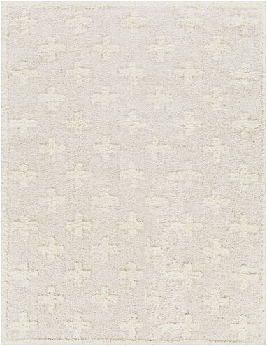 Rodos 108 X 79 inch Light Grey Rug, Rectangle