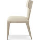 Repose Grey Oak Dining Side Chair, Wooden, Upholstered