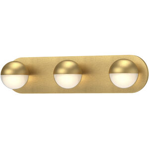 Pluto LED 21 inch Brushed Gold Bath Vanity Light Wall Light
