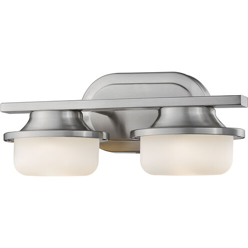 Optum LED 14 inch Brushed Nickel Bath Vanity Wall Light