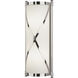 Chase 2 Light 6.5 inch Polished Nickel Wall Sconce Wall Light