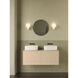 Lyra 1 Light 6.3 inch Gloss Glaze White Bathroom Wall Light