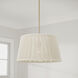 Tara 1 Light 17.75 inch Matte Brass Pendant Ceiling Light