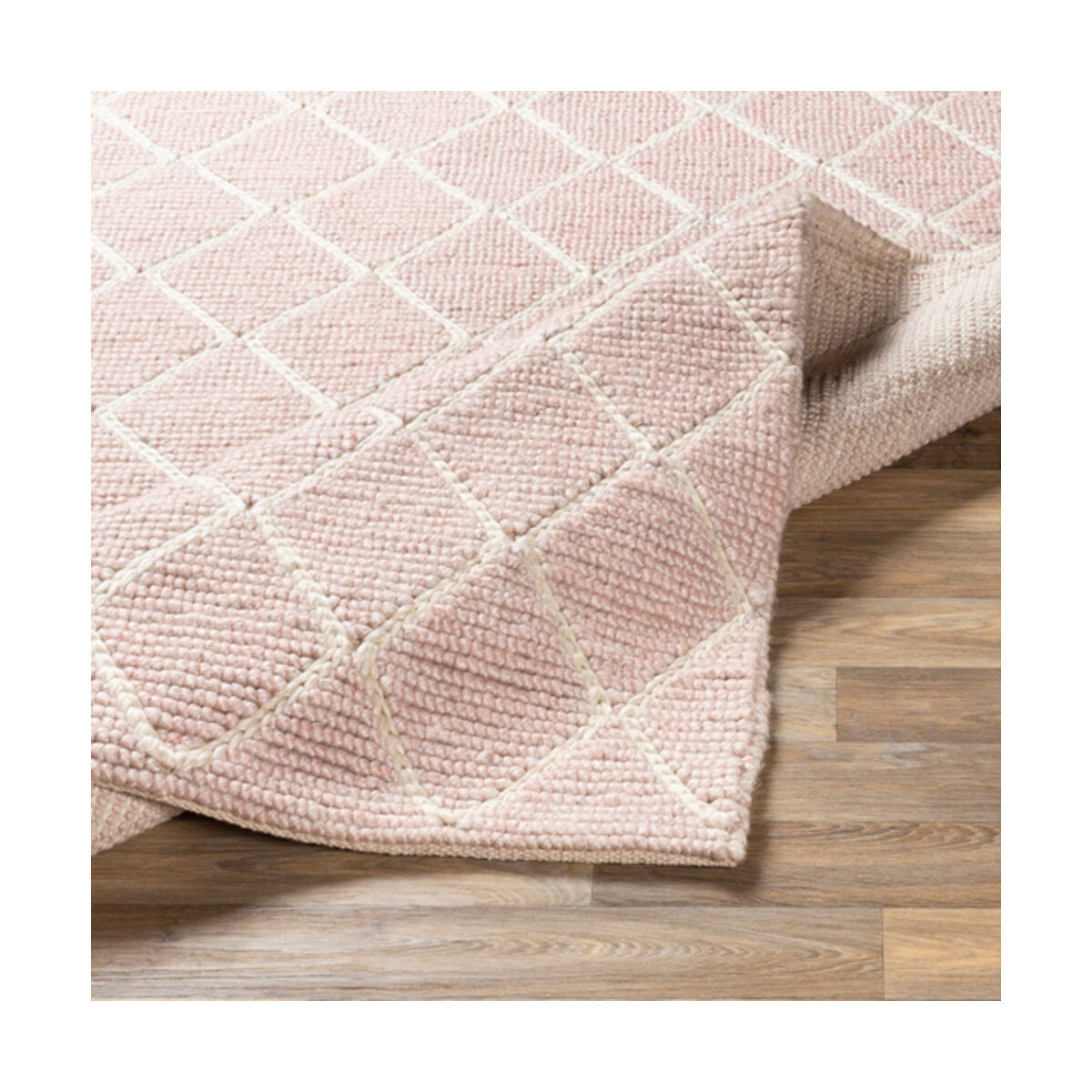 Whistler 36 X 24 inch Blush/Cream Rugs, Rectangle