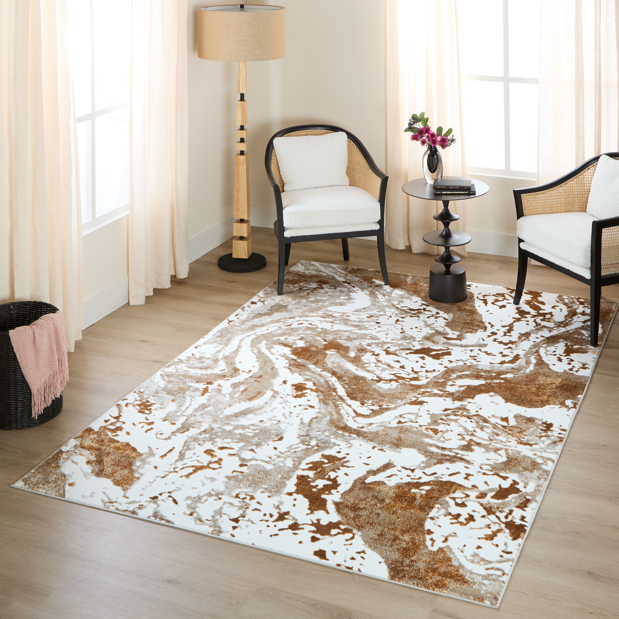 Melet 36 X 24 inch Mineral Tones Rug in 2 x 3
